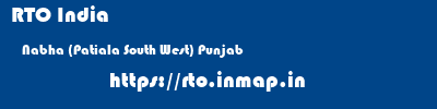 RTO India  Nabha (Patiala South West) Punjab    rto